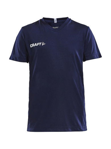 Craft Sport-Tshirt (Trikot) Squad Solid - lockere Schnitt, schnelltrocknend - navyblau Kinder