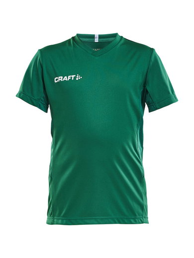 Craft Sport-Tshirt (Trikot) Squad Solid - lockere Schnitt, schnelltrocknend - grün Kinder