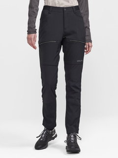 Craft Wanderhose Pro Explore Hiking Pant (elastisch, strapazierfähige) lang schwarz Damen
