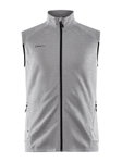Craft Sport-Weste ADV Unify (Recyclingpolyester, bequeme und elastiche Passform) grau Herren