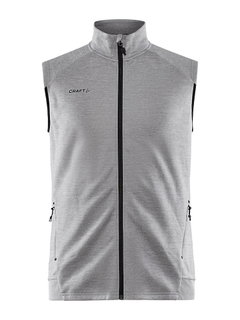 Craft Sport-Weste ADV Unify (Recyclingpolyester, bequeme und elastiche Passform) grau Herren