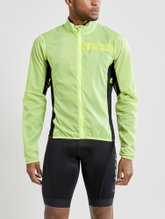 Craft Fahrrad-Windjacke ADV Essence Light Wind (winddicht und wasserabweisend) limegrün Herren