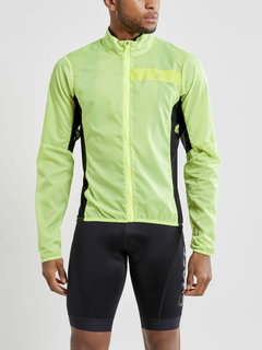 Craft Bicycle Wind Jacket ADV Essence Light Wind (windproof and water-repellent) lime green Men