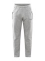 Craft Freizeithose Core Soul Zip Sweatpants (weiches Material) lang grau Herren
