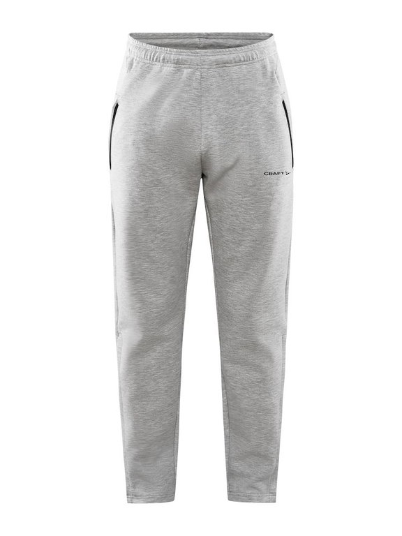 Craft Freizeithose Core Soul Zip Sweatpants (weiches Material) lang grau Herren