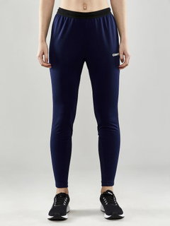 Craft Trainingshose Evolve Slim Pant (strapazierfähig, enge Passform) lang navyblau Damen