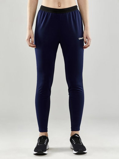 Craft Trainingshose Evolve Slim Pant (strapazierfähig, enge Passform) lang navyblau Damen