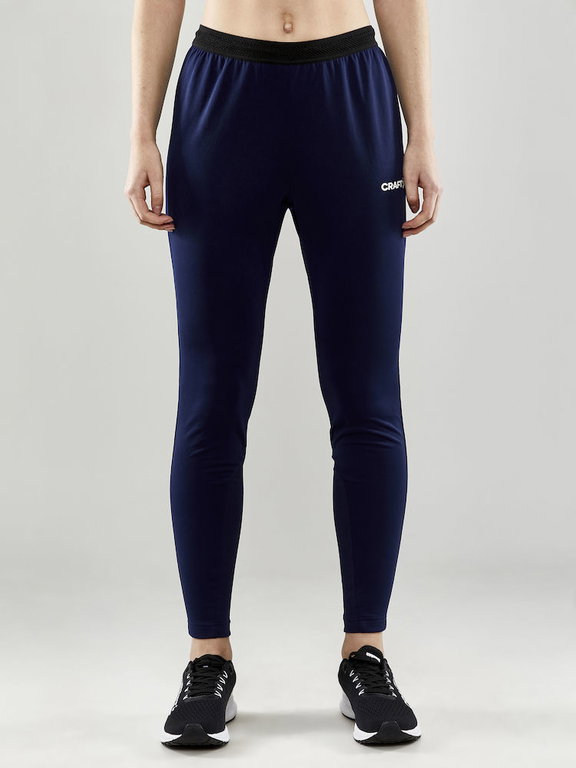 Craft Trainingshose Evolve Slim Pant (strapazierfähig, enge Passform) lang navyblau Damen