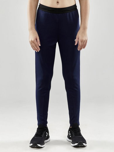Craft Trainingshose Evolve Slim Pant (strapazierfähig, enge Passform) lang navyblau Kinder