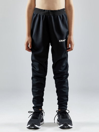 Craft Trainingshose Evolve Slim Pant (strapazierfähig, enge Passform) lang schwarz Kinder