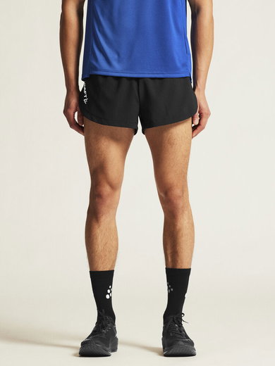 Craft Laufhose Rush 2.0 Marathon Shorts (leicht, elastisch Material) kurz schwarz Herren