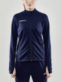 Craft Trainingsjacke Evolve Full Zip - strapazierfähige Mid-Layer-Jacke aus Stretchmaterial - navyblau Damen