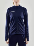 Craft Training Jacket Evolve Full Zip - durable mid-layer jacket made of stretch material - navy blue Women