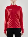 Craft Trainingsjacke Evolve Full Zip - strapazierfähige Mid-Layer-Jacke aus Stretchmaterial - rot Damen