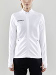 Craft Training Jacket Evolve Full Zip - durable mid-layer jacket made of stretch material - white Women