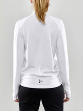 Craft Trainingsjacke Evolve Full Zip - strapazierfähige Mid-Layer-Jacke aus Stretchmaterial - weiss Damen