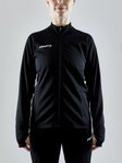 Craft Trainingsjacke Evolve Full Zip - strapazierfähige Mid-Layer-Jacke aus Stretchmaterial - schwarz Damen
