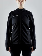 Craft Trainingsjacke Evolve Full Zip - strapazierfähige Mid-Layer-Jacke aus Stretchmaterial - schwarz Damen