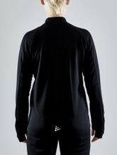 Craft Trainingsjacke Evolve Full Zip - strapazierfähige Mid-Layer-Jacke aus Stretchmaterial - schwarz Damen