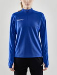 Craft Sport Long-sleeved Shirt Evolve Halfzip - durable, made of stretch material - cobalt blue Women