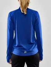 Craft Sport-Langarmshirt Evolve Halfzip - strapazierfähig, aus Stretchmaterial - kobaltblau Damen