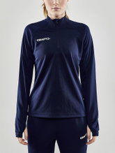 Craft Sport-Langarmshirt Evolve Halfzip - strapazierfähig, aus Stretchmaterial - navyblau Damen
