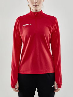 Craft Sport Long Sleeve Shirt Evolve Halfzip - durable, made of stretch material - red Women