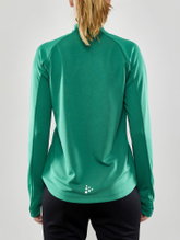 Craft Sport-Langarmshirt Evolve Halfzip - strapazierfähig, aus Stretchmaterial - grün Damen
