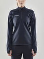 Craft Sport-Langarmshirt Evolve Halfzip - strapazierfähig, aus Stretchmaterial - dunkelgrau Damen