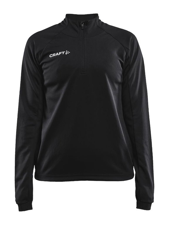 Craft Sport Long Sleeve Shirt Evolve Halfzip - durable, made of stretch material - black Women