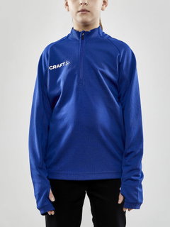 Craft Sport Long Sleeve Shirt Evolve Halfzip - durable, made of stretch material - cobalt blue Kids
