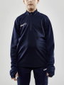 Craft Sport-Langarmshirt Evolve Halfzip - strapazierfähig, aus Stretchmaterial - navyblau Kinder