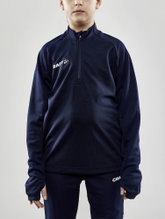 Craft Sport Long Sleeve Shirt Evolve Halfzip - durable, made of stretch material - navy blue Kids