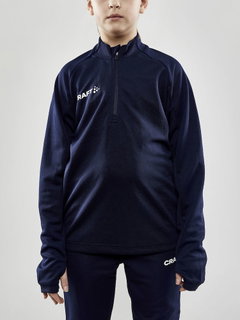 Craft Sport Long Sleeve Shirt Evolve Halfzip - durable, made of stretch material - navy blue Kids