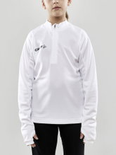 Craft Sport-Langarmshirt Evolve Halfzip - strapazierfähig, aus Stretchmaterial - weiss Kinder