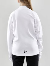 Craft Sport-Langarmshirt Evolve Halfzip - strapazierfähig, aus Stretchmaterial - weiss Kinder