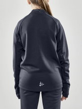 Craft Sport-Langarmshirt Evolve Halfzip - strapazierfähig, aus Stretchmaterial - dunkelgrau Kinder