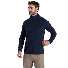 Craghoppers Fleece Jacket NosiLife Bromsgrove (Chest Pocket, Full-Zip) Navy Blue Men's