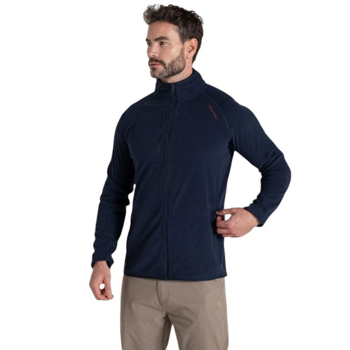 Craghoppers Fleecejacke NosiLife Bromsgrove (Brusttasche, Full-Zip) navyblau Herren