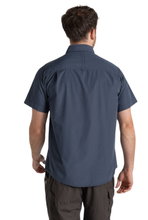 Craghoppers Short Sleeve Shirt Kiwi (UV Protection, Chest Pocket) ombre blue Men's