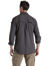 Craghoppers Long Sleeve Shirt NosiLife Adventure LS III (Chest Pocket, Lightweight) Dark Grey Men's