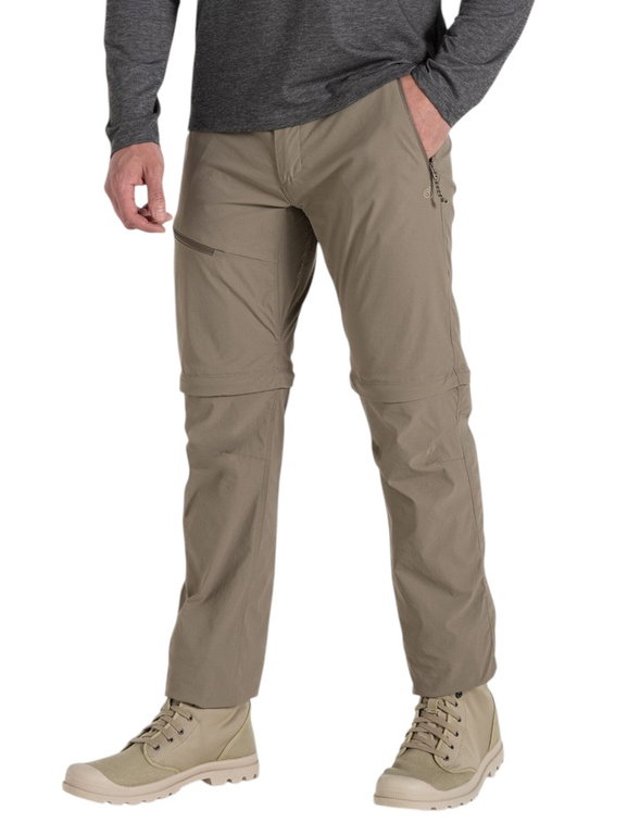 Craghoppers NosiLife Pro Conv III Zip Off Hiking Trousers (long trousers + shorts) beige brown men's