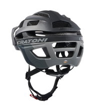 Cratoni Fahrradhelm AllRace schwarz/grau matt