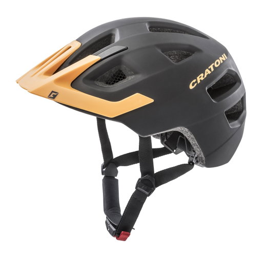 Cratoni Children's Bicycle Helmet Maxster PRO matte black/orange
