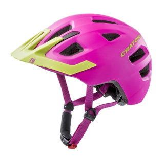 Cratoni Children's Bicycle Helmet Maxster PRO #19 matt pink/lime
