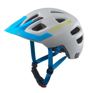 Cratoni Kinder-Fahrradhelm Maxster PRO #21 matt grau/blau