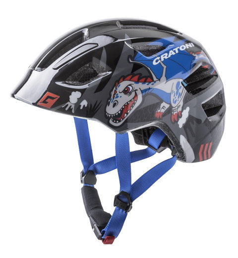 Cratoni Fahrradhelm Maxster Kinder Drache schwarz
