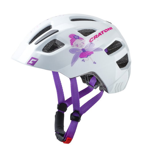Cratoni Bicycle Helmet Maxster Kids Fairy White