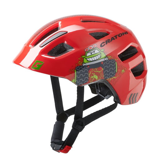 Cratoni Fahrradhelm Maxster Kinder rot Truck