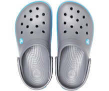 Crocs Sandale Crocband Clog charcoalgrau/ocean Herren/Damen